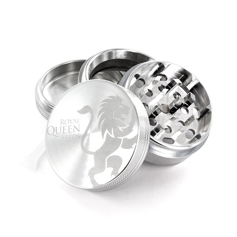 GRINDER IN ALLUMINIO INCISO ROYAL QUEEN SEEDS